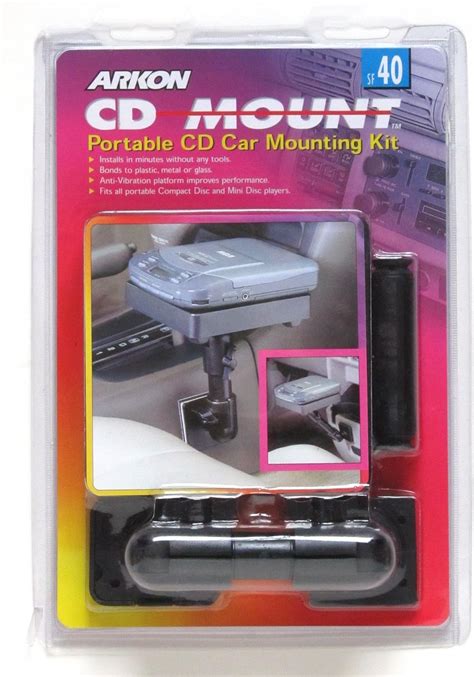 portable cd player car mount.